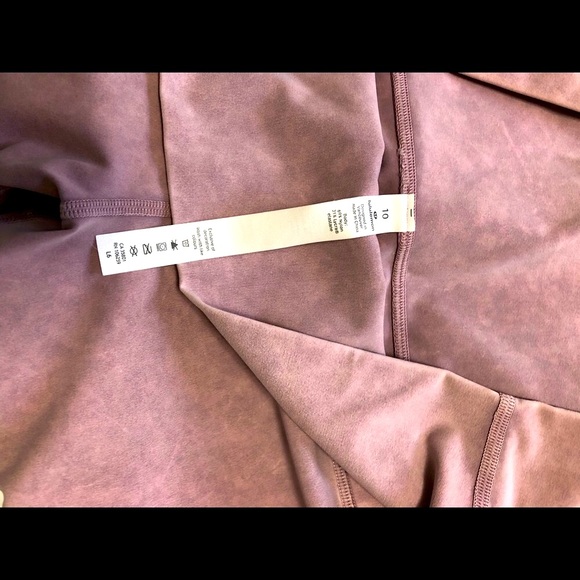 LULULEMON   Washed Antoinette Wunder Under  mauve light pink high rise leggings - Picture 2 of 4
